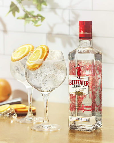 Gin Beefeater table